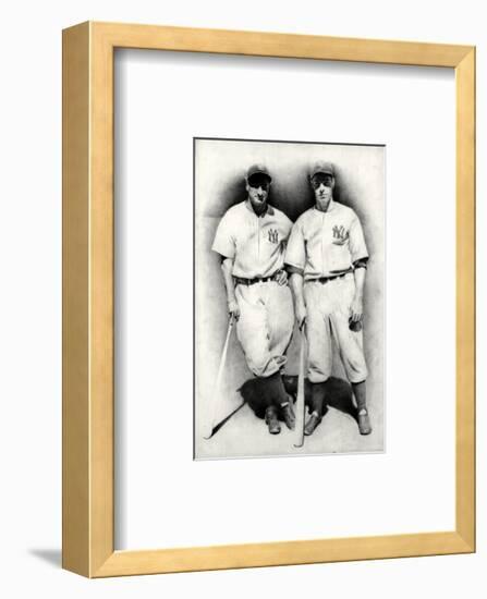 Dimaggio and Gehrig-Allen Friedlander-Framed Premium Giclee Print