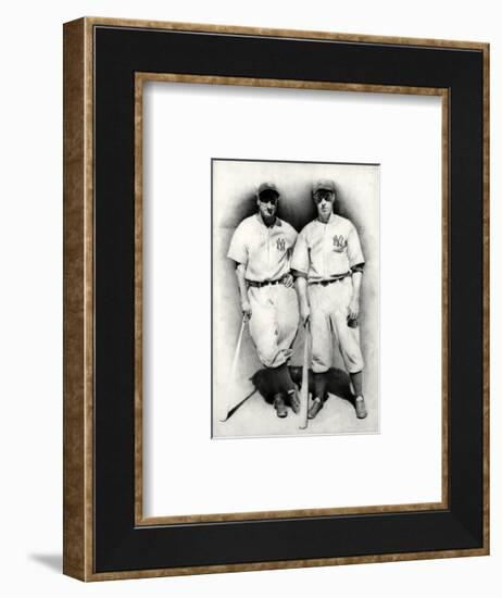 Dimaggio and Gehrig-Allen Friedlander-Framed Premium Giclee Print