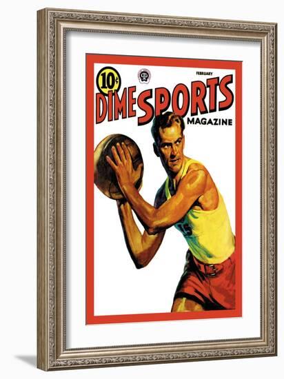 Dime Sports Magazine: Basketball-null-Framed Art Print