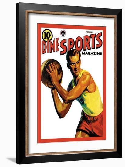 Dime Sports Magazine: Basketball-null-Framed Art Print