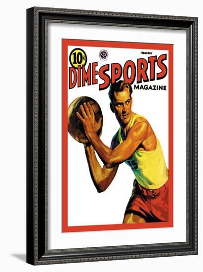 Dime Sports Magazine: Basketball-null-Framed Art Print