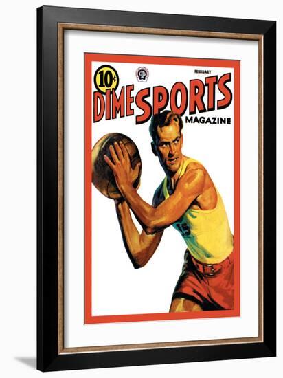 Dime Sports Magazine: Basketball-null-Framed Art Print