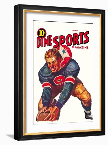 Dime Sports Magazine-null-Framed Art Print