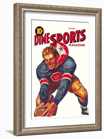 Dime Sports Magazine-null-Framed Art Print