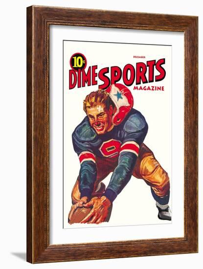 Dime Sports Magazine-null-Framed Art Print