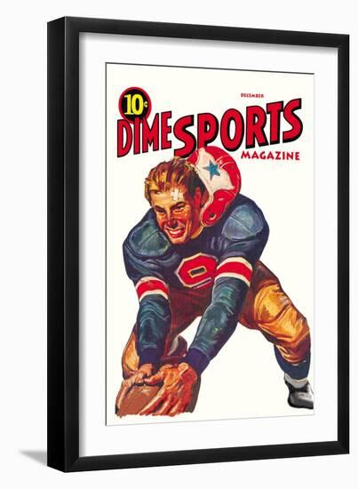 Dime Sports Magazine-null-Framed Art Print