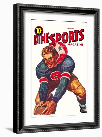 Dime Sports Magazine-null-Framed Art Print