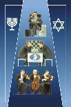 One Israeli Banking, Two Israelis Playing Chess, Three Israelis in Orchestra-Dimitri Deeva-Stretched Canvas