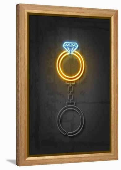 Dimond Ring-Octavian Mielu-Framed Stretched Canvas