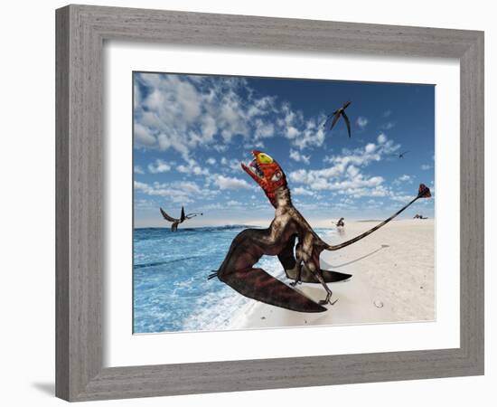 Dimorphodons Hunting-Walter Myers-Framed Photographic Print