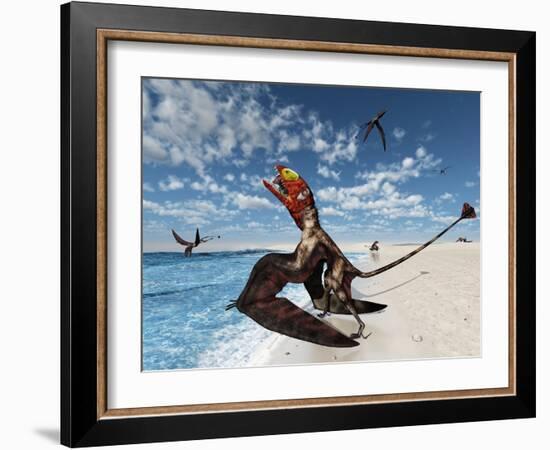 Dimorphodons Hunting-Walter Myers-Framed Photographic Print