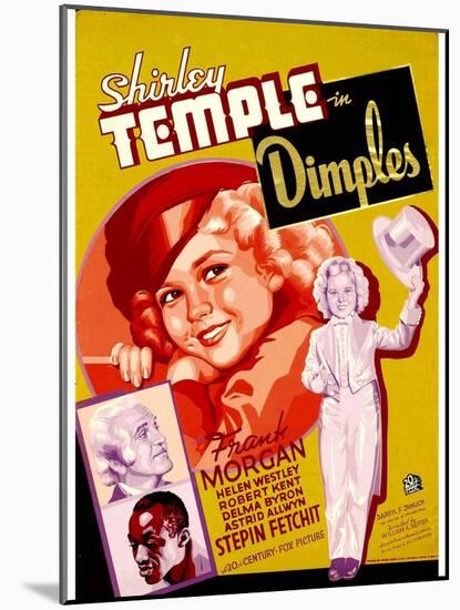 Dimples, 1936-null-Mounted Art Print