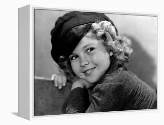 Dimples, Shirley Temple, 1936-null-Framed Stretched Canvas