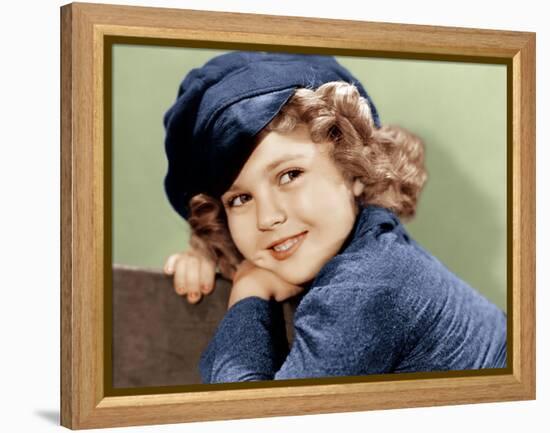 Dimples, Shirley Temple, 1936-null-Framed Stretched Canvas