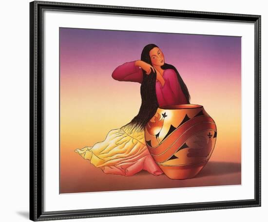 Din� Woman-R^ C^ Gorman-Framed Art Print