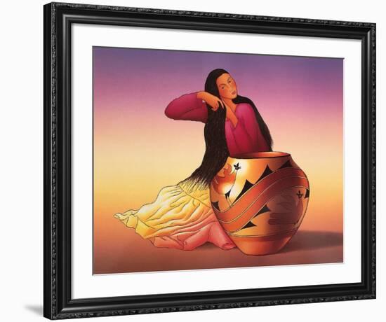 Din� Woman-R^ C^ Gorman-Framed Art Print