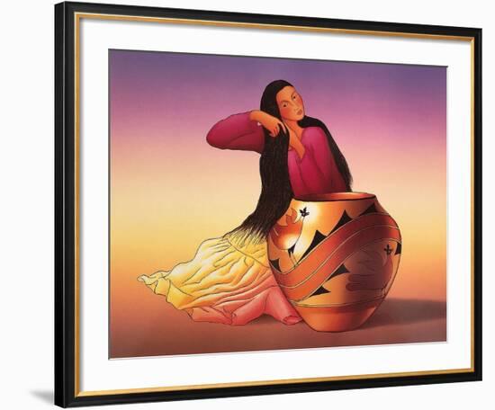 Din� Woman-R^ C^ Gorman-Framed Art Print