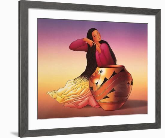 Din� Woman-R^ C^ Gorman-Framed Art Print