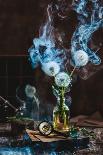 Steampunk tea (with goggles and blueprints)-Dina Belenko-Photographic Print