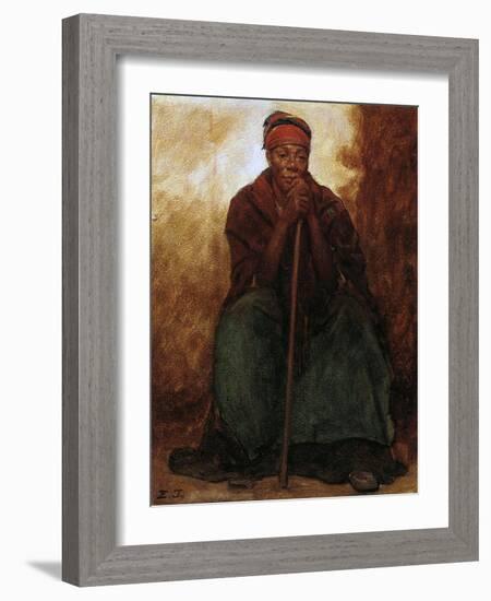 Dinah, the Black Servant, 1866-69-Eastman Johnson-Framed Giclee Print