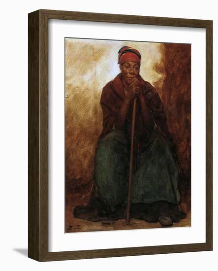 Dinah, the Black Servant, 1866-69-Eastman Johnson-Framed Giclee Print