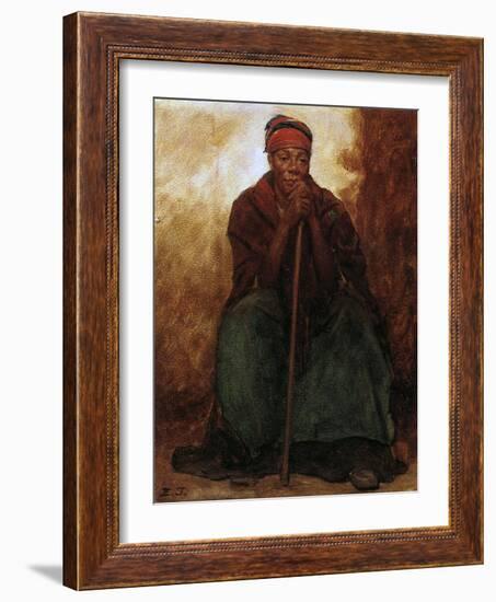 Dinah, the Black Servant, 1866-69-Eastman Johnson-Framed Giclee Print