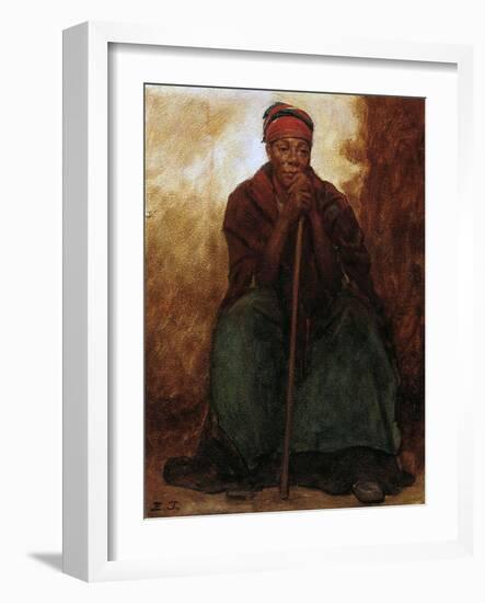 Dinah, the Black Servant, 1866-69-Eastman Johnson-Framed Giclee Print