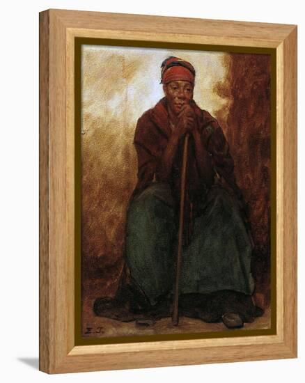 Dinah, the Black Servant, 1866-69-Eastman Johnson-Framed Premier Image Canvas