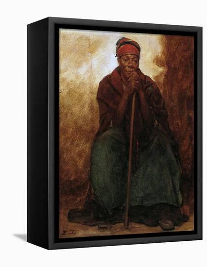 Dinah, the Black Servant, 1866-69-Eastman Johnson-Framed Premier Image Canvas