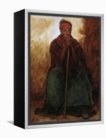 Dinah, the Black Servant, 1866-69-Eastman Johnson-Framed Premier Image Canvas