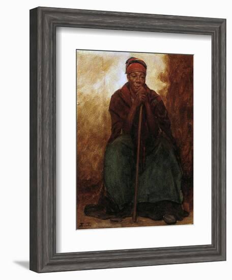 Dinah, the Black Servant, 1866-69-Eastman Johnson-Framed Giclee Print