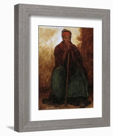 Dinah, the Black Servant, 1866-69-Eastman Johnson-Framed Giclee Print