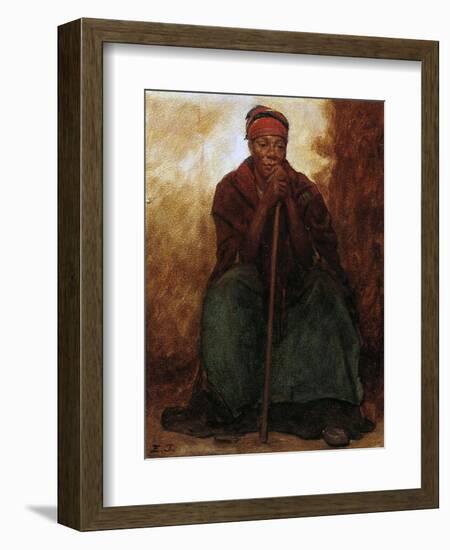 Dinah, the Black Servant, 1866-69-Eastman Johnson-Framed Giclee Print