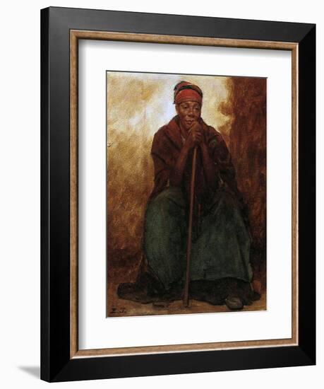 Dinah, the Black Servant, 1866-69-Eastman Johnson-Framed Giclee Print