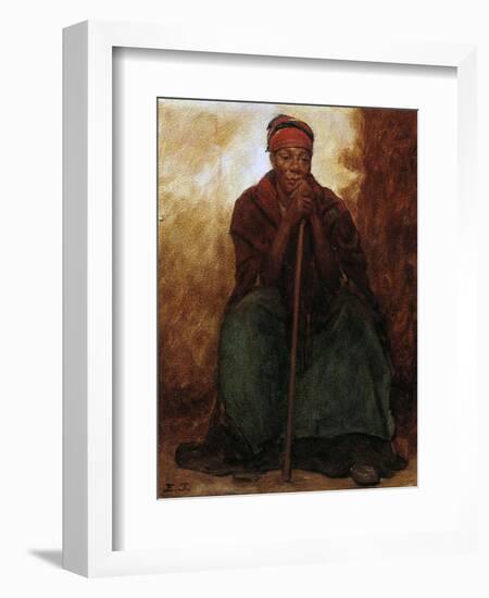 Dinah, the Black Servant, 1866-69-Eastman Johnson-Framed Giclee Print