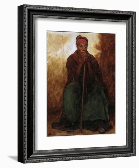 Dinah, the Black Servant, 1866-69-Eastman Johnson-Framed Giclee Print