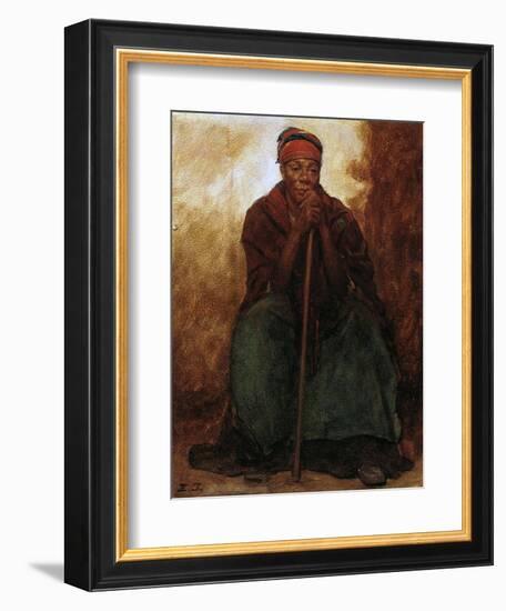 Dinah, the Black Servant, 1866-69-Eastman Johnson-Framed Giclee Print