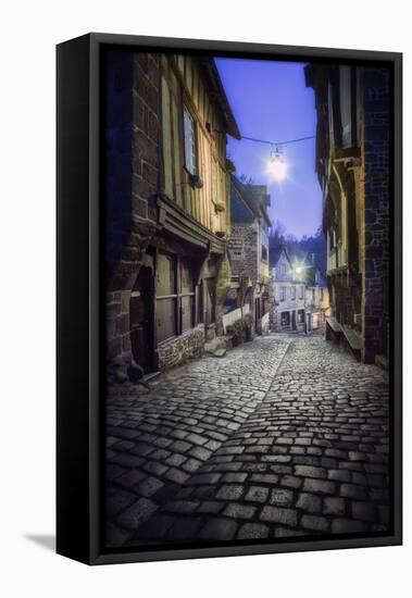 Dinan Jerzual street (2)-Philippe Manguin-Framed Premier Image Canvas