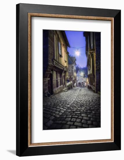 Dinan Jerzual street (2)-Philippe Manguin-Framed Photographic Print