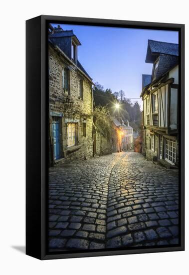 Dinan Jerzual street (3)-Philippe Manguin-Framed Premier Image Canvas