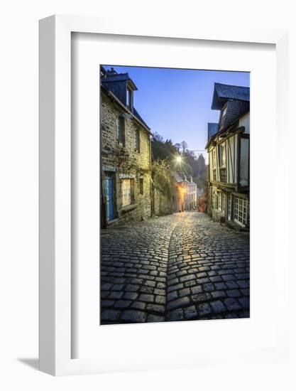 Dinan Jerzual street (3)-Philippe Manguin-Framed Photographic Print