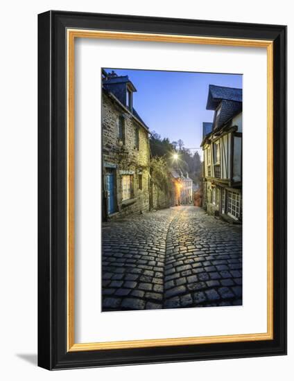 Dinan Jerzual street (3)-Philippe Manguin-Framed Photographic Print