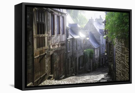 Dinan, Jerzual Street-Philippe Manguin-Framed Premier Image Canvas