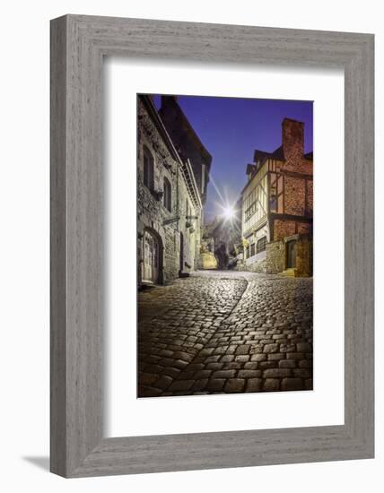 Dinan , Jerzual street-Philippe Manguin-Framed Photographic Print