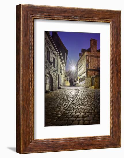 Dinan , Jerzual street-Philippe Manguin-Framed Photographic Print