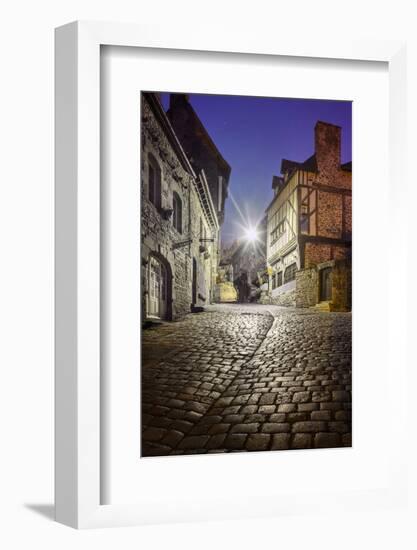 Dinan , Jerzual street-Philippe Manguin-Framed Photographic Print