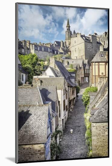 Dinan, the Famous Jerzual Street-Philippe Manguin-Mounted Photographic Print