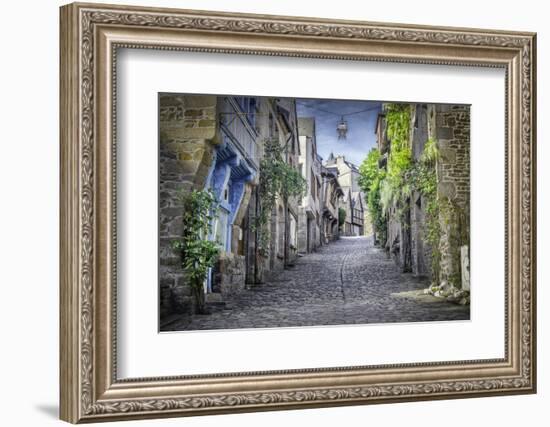 Dinan, the Jerzual Street-Philippe Manguin-Framed Photographic Print