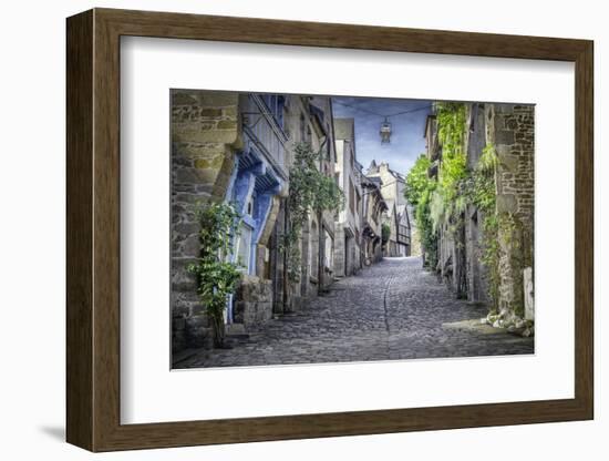 Dinan, the Jerzual Street-Philippe Manguin-Framed Photographic Print