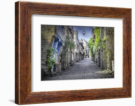 Dinan, the Jerzual Street-Philippe Manguin-Framed Photographic Print